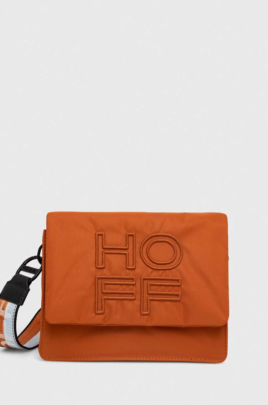 Kabelka Hoff oranžová barva - oranžová -  Hlavní materiál: 80 % Polyester