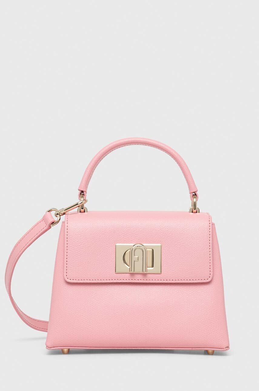

Кожаная сумочка Furla 1927 цвет розовый