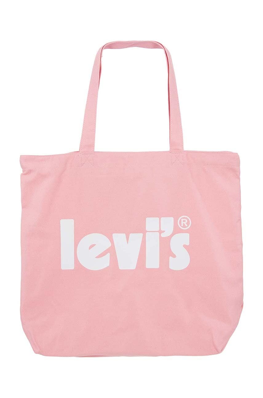 Levně Dětská taška Levi's růžová barva