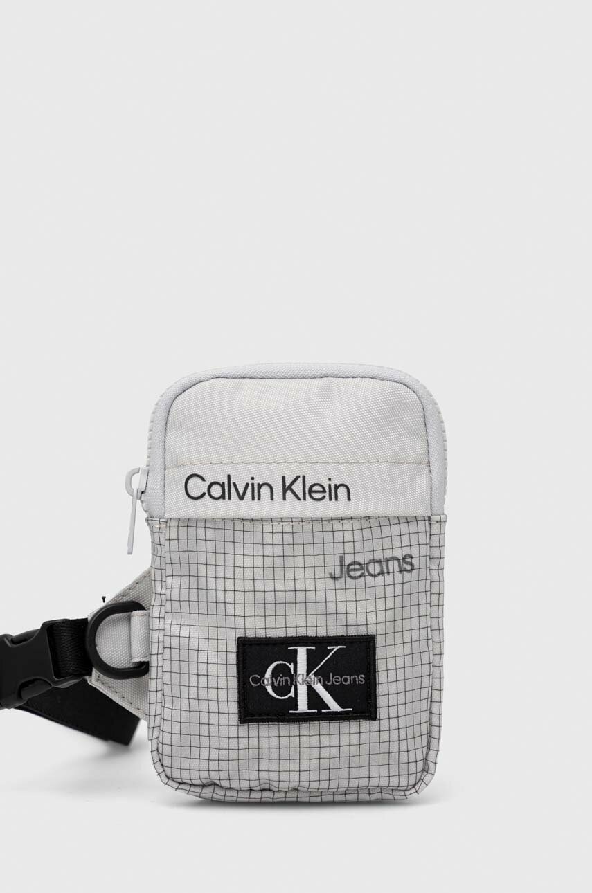 

Чанта през рамо Calvin Klein Jeans в сиво, Сив