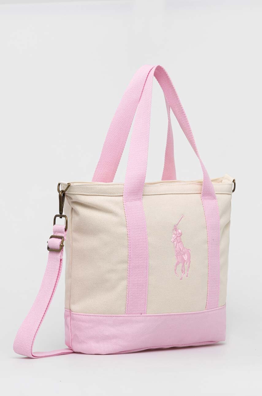 

Дитяча сумочка Polo Ralph Lauren колір рожевий