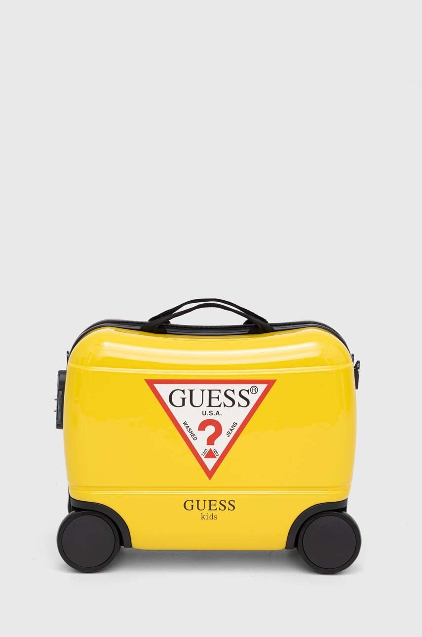 

Дитяча валіза Guess колір жовтий