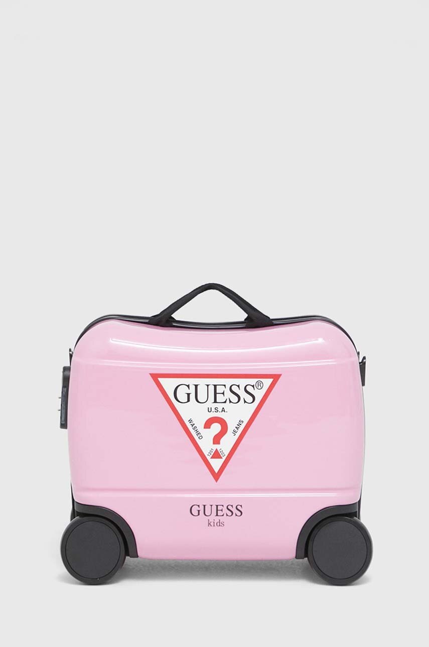 

Детски куфар Guess в розово, Розов
