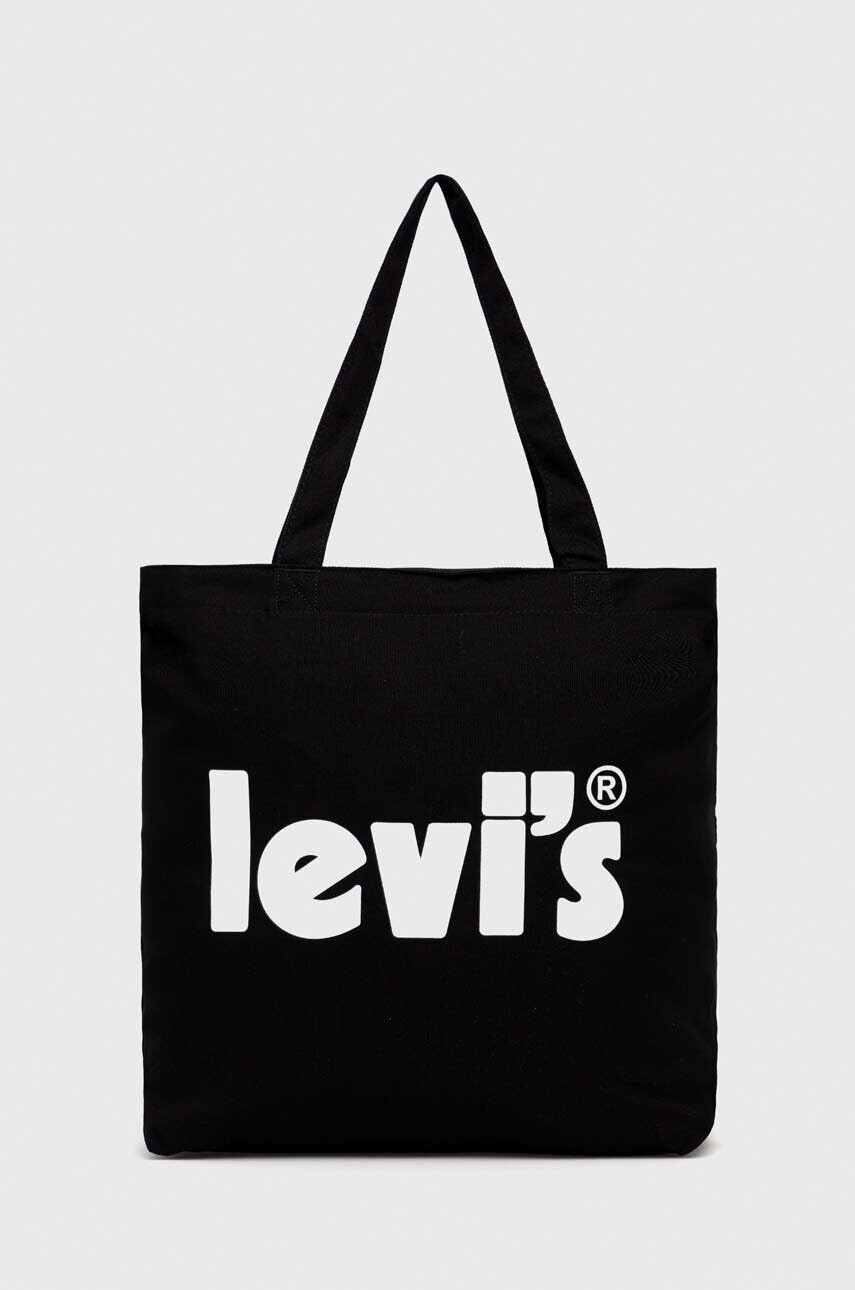 Levně Dětská taška Levi's černá barva