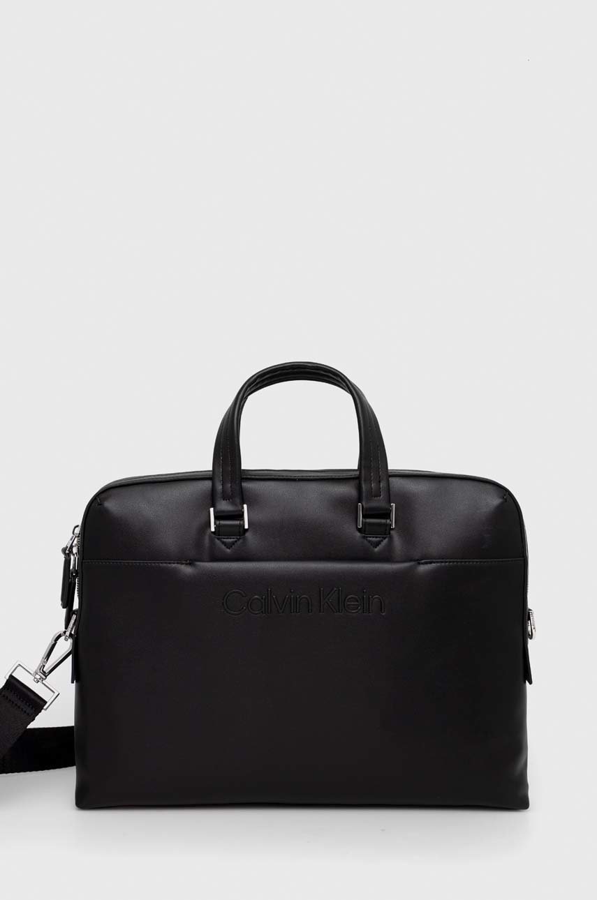 

Чанта Calvin Klein в черно, Черен