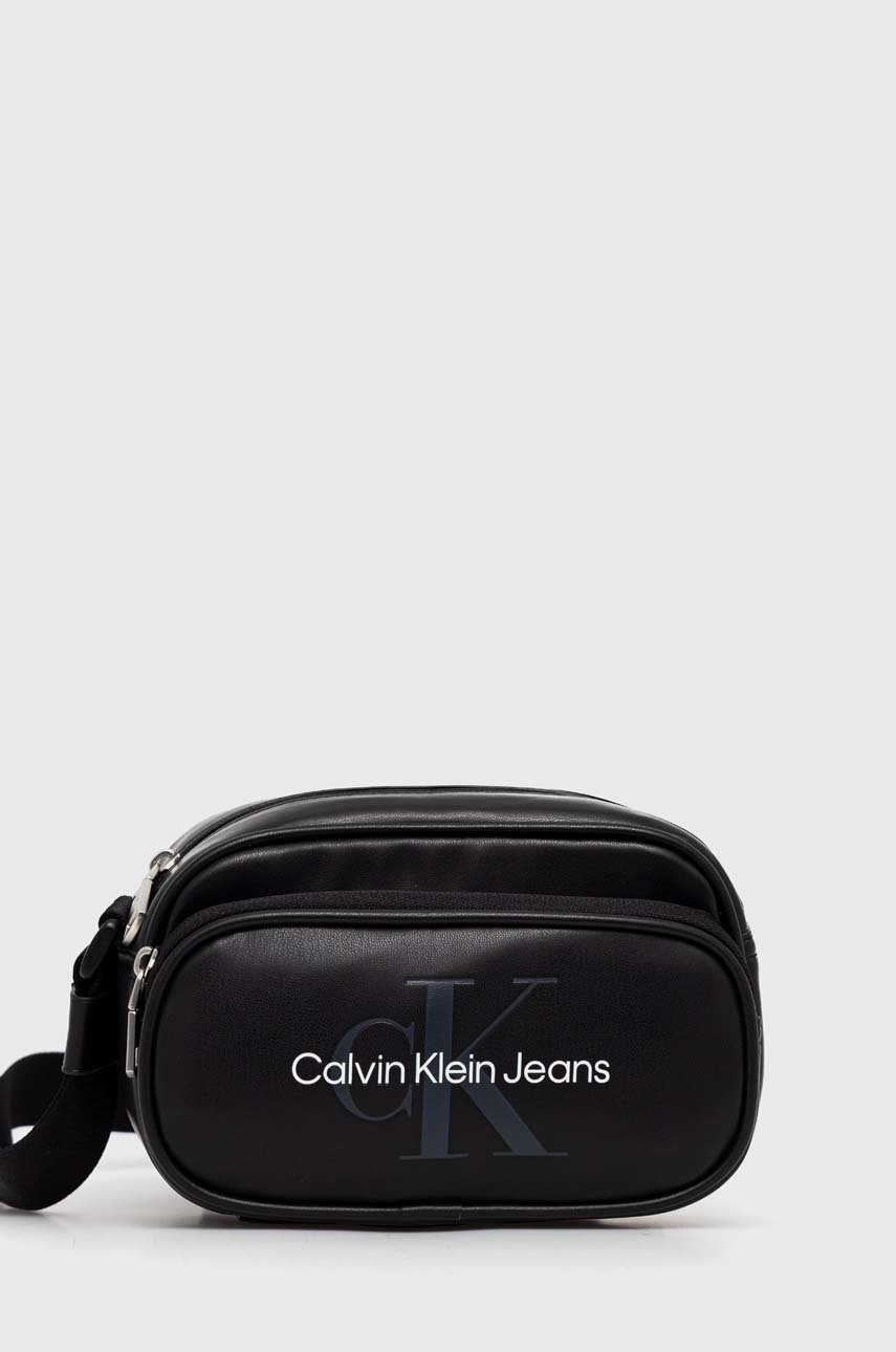 

Чанта през рамо Calvin Klein Jeans в черно, Черен