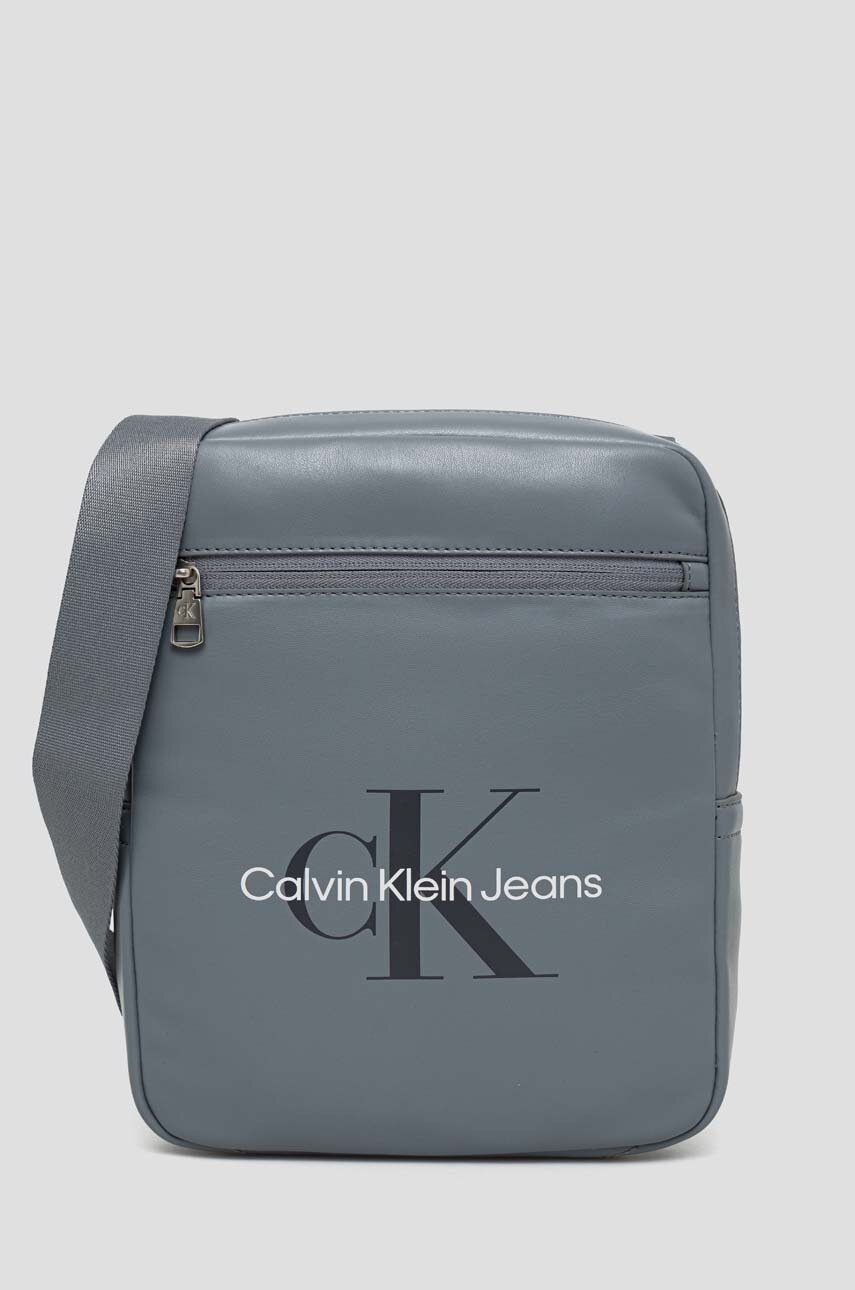 

Чанта през рамо Calvin Klein Jeans в сиво, Сив