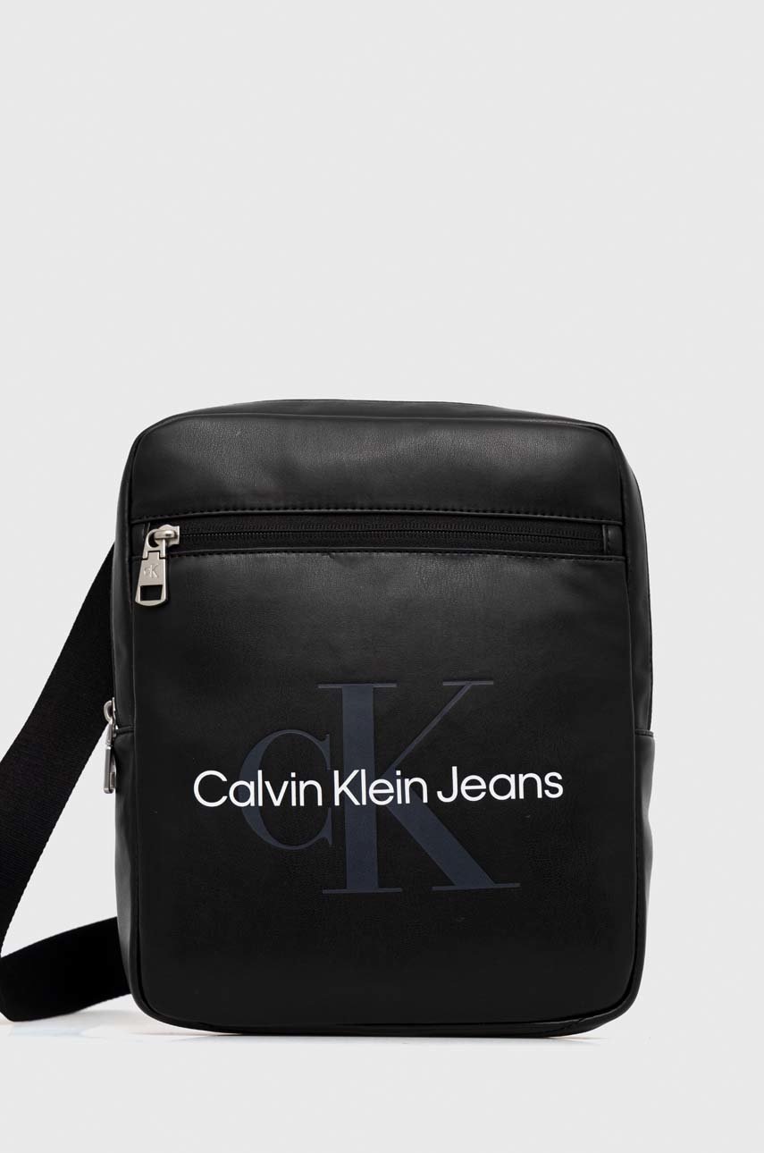 

Чанта през рамо Calvin Klein Jeans в черно, Черен