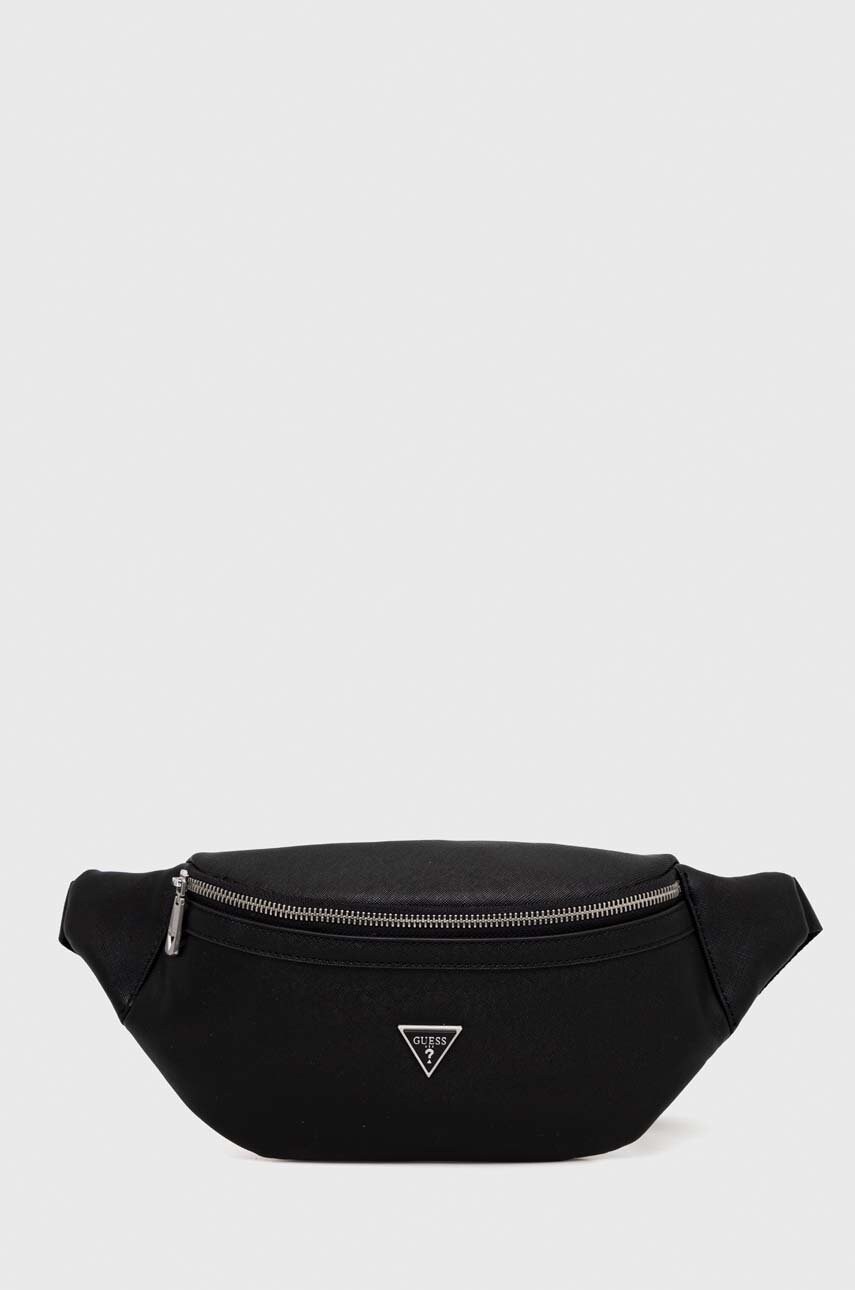 

Сумка на пояс Guess колір чорний