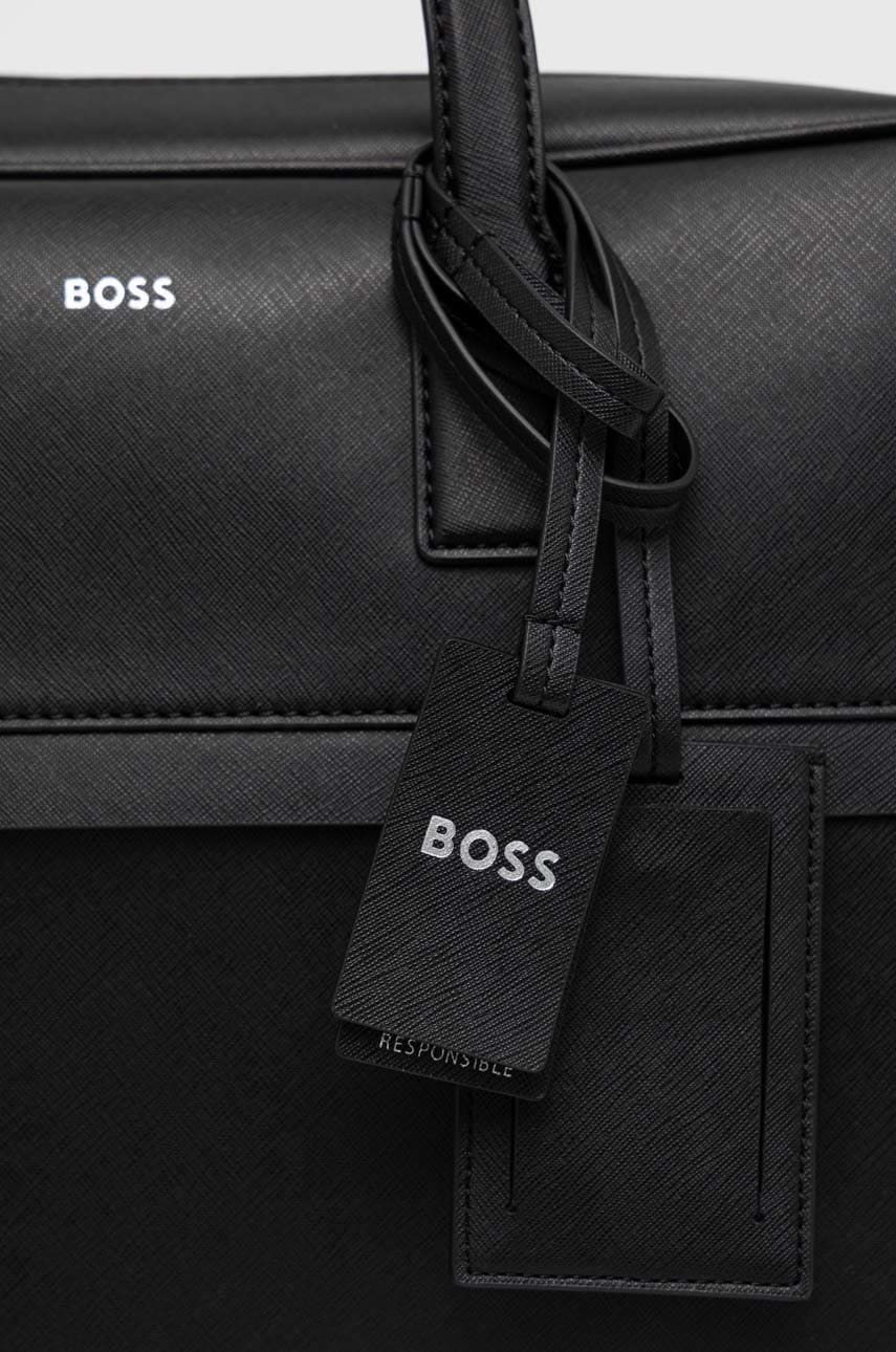 Kožená taška na notebook BOSS Zair_S doc case