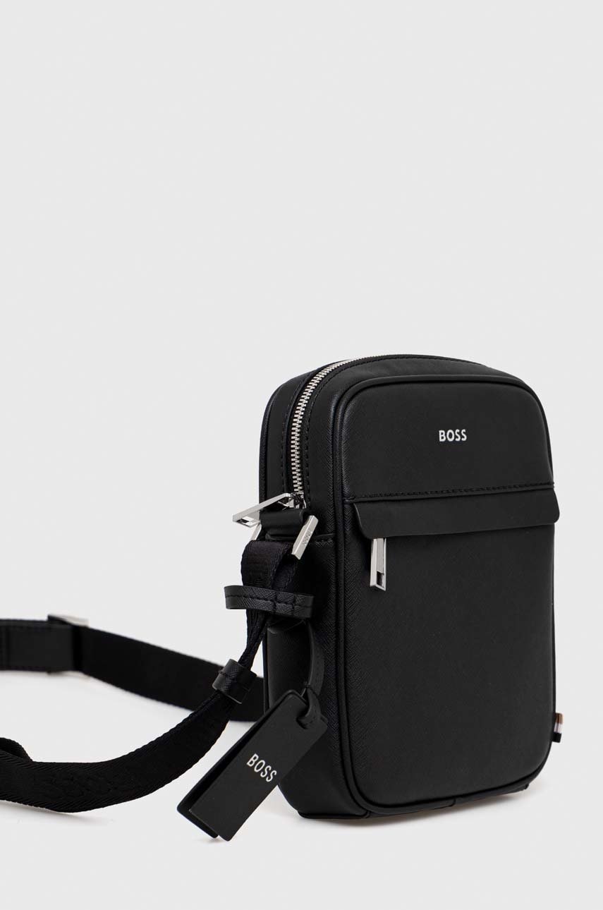 Kožená taška BOSS Zair_NS zip