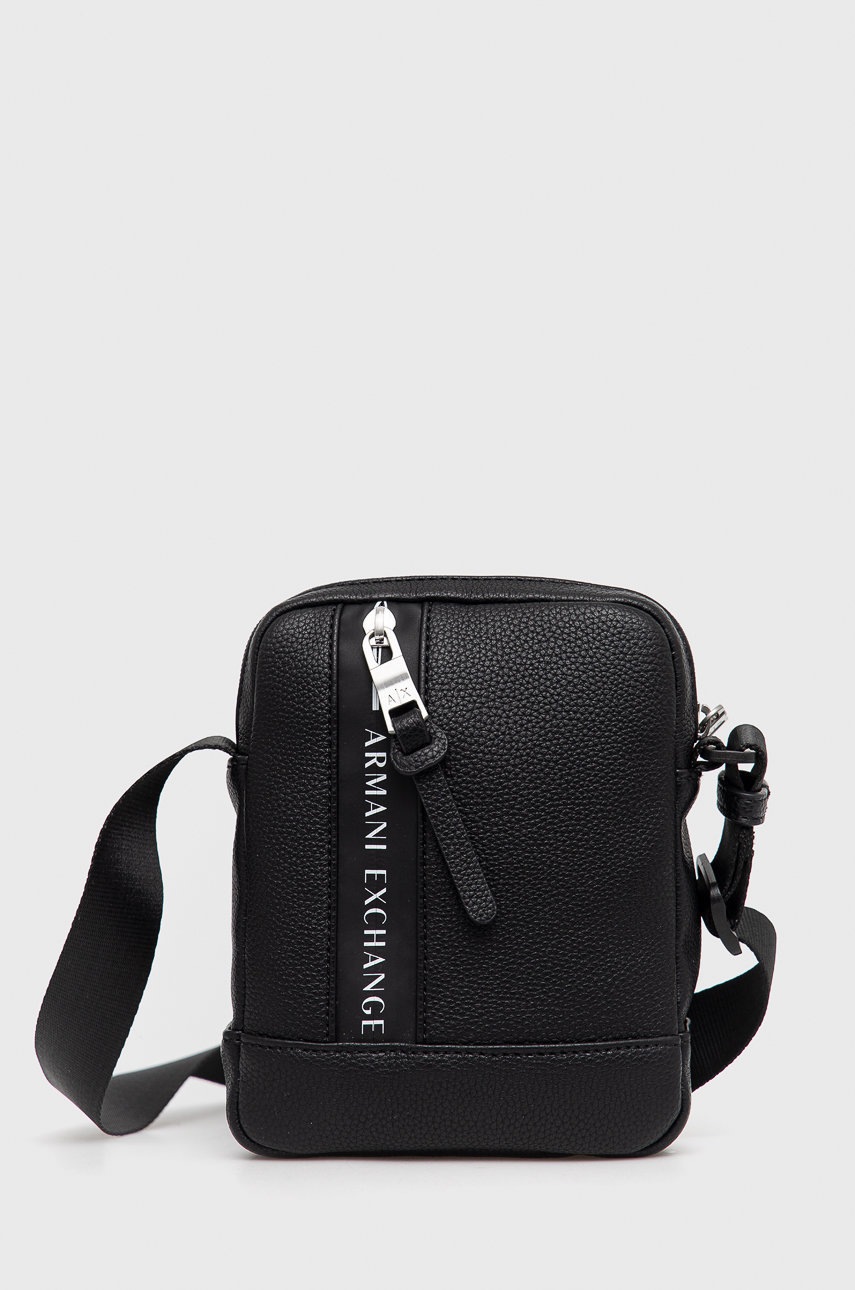 

Чанта през рамо Armani Exchange в черно, Черен