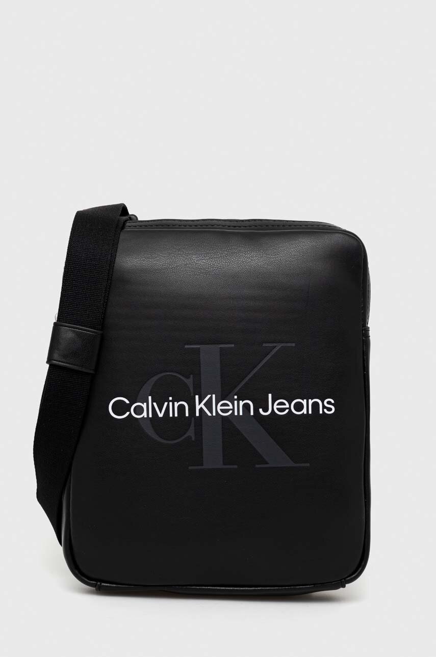

Чанта през рамо Calvin Klein Jeans в черно, Черен