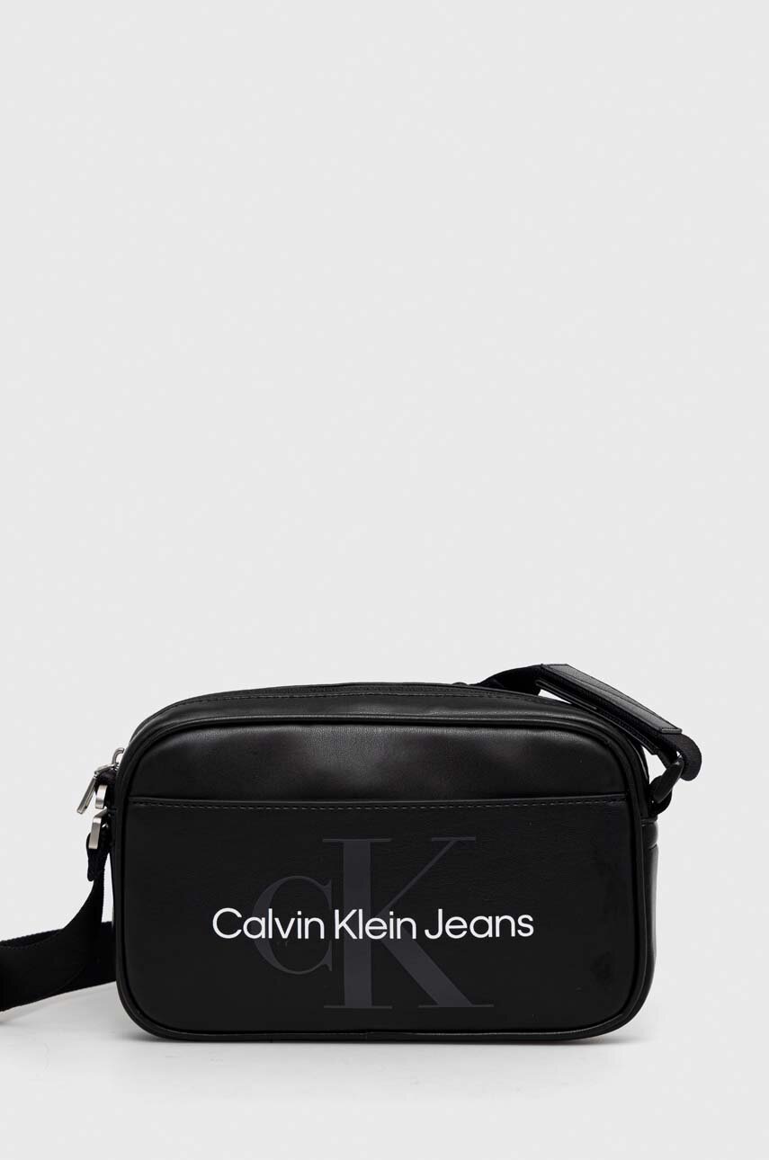 

Чанта през рамо Calvin Klein Jeans в черно, Черен
