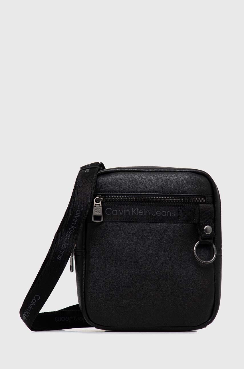 

Чанта през рамо Calvin Klein Jeans в черно, Черен