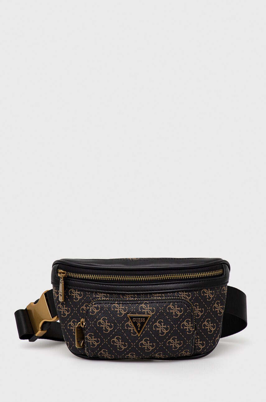 

Сумка на пояс Guess цвет коричневый