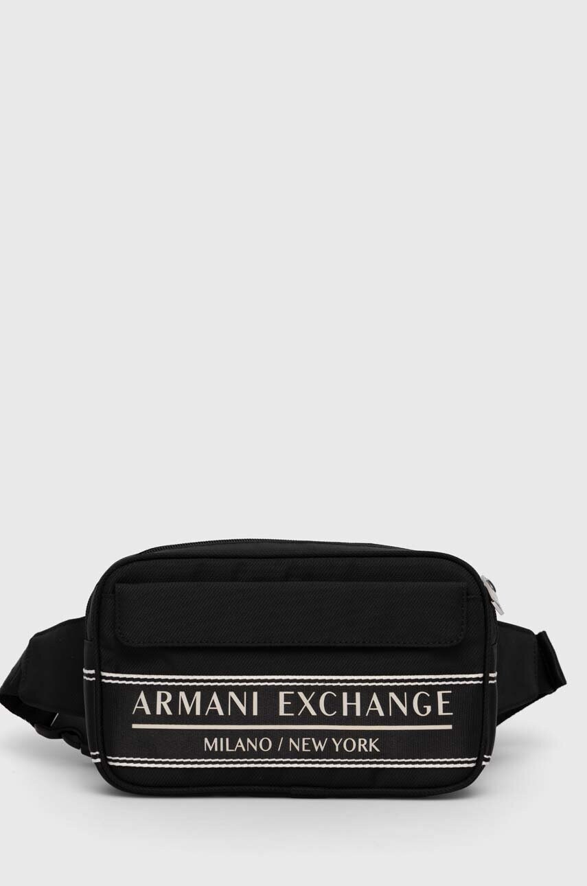 

Чанта за кръст Armani Exchange в черно, Черен