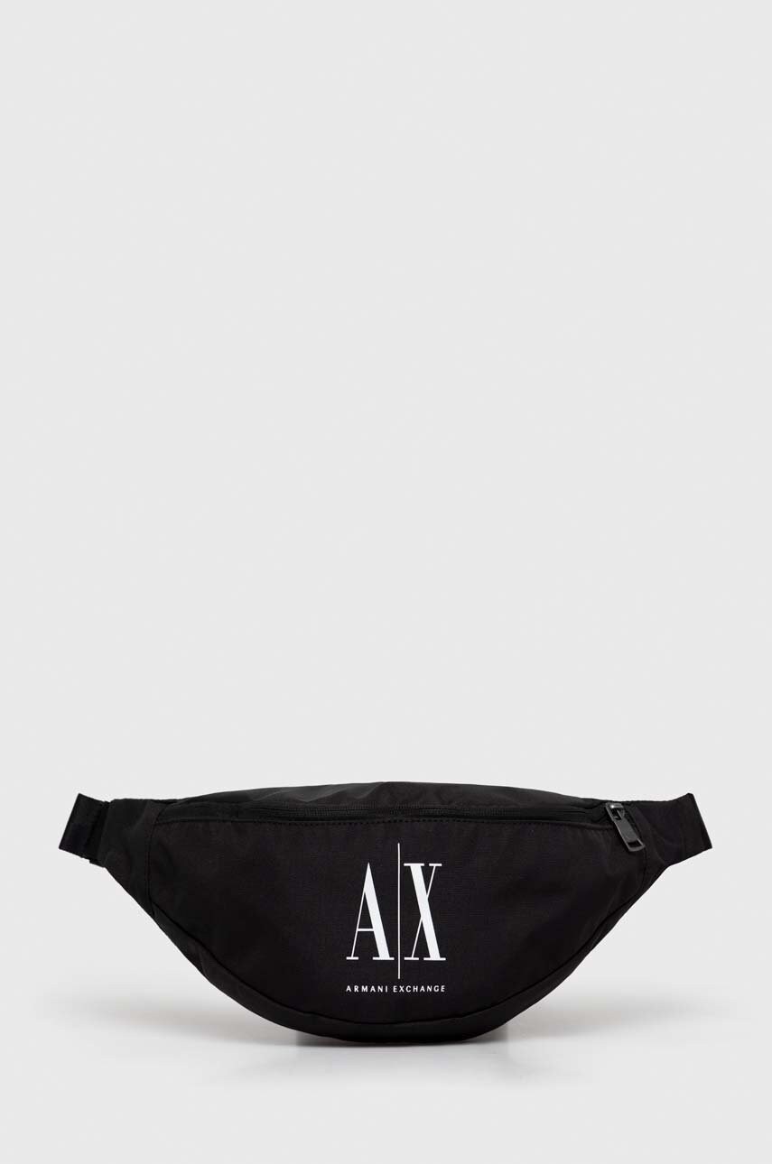 

Чанта за кръст Armani Exchange в черно, Черен