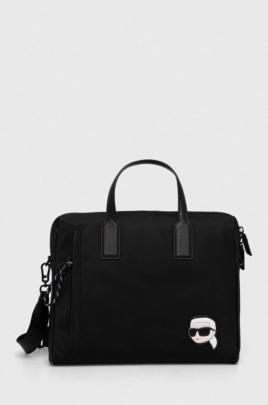

Чанта Karl Lagerfeld в черно, Черен