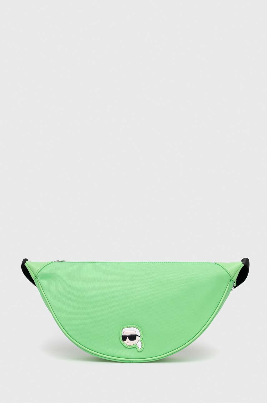 Karl Lagerfeld borseta culoarea verde