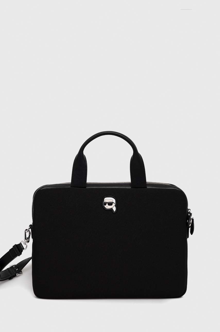 Karl Lagerfeld geanta laptop culoarea negru Accesorii imagine noua