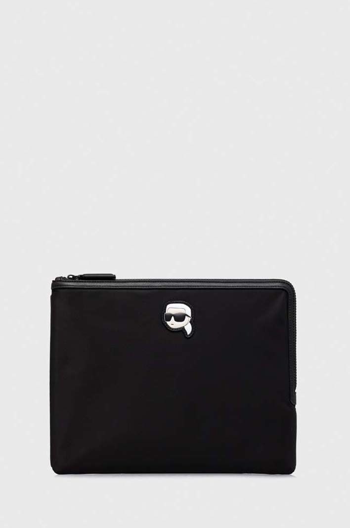 Karl Lagerfeld husa laptop culoarea negru Accesorii imagine promotii 2022