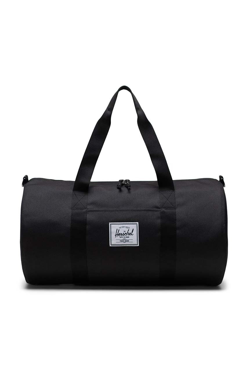 Herschel geanta sport culoarea negru