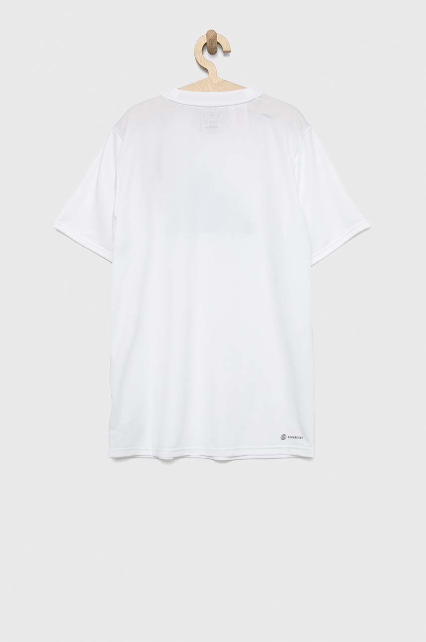 

Дитяча футболка adidas U TR-ES LOGO колір білий з принтом