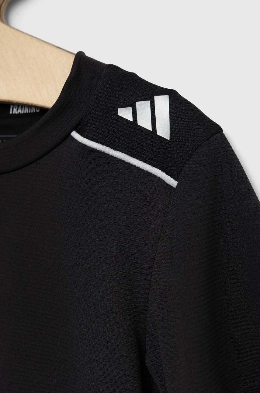 Adidas Tricou Copii Culoarea Negru, Cu Imprimeu