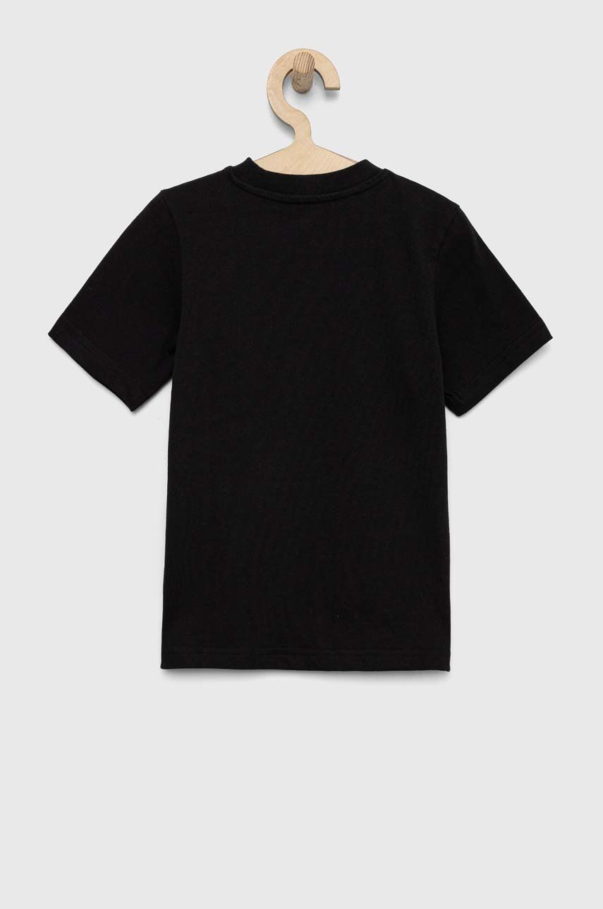 Adidas Tricou De Bumbac Pentru Copii Culoarea Negru, Cu Imprimeu
