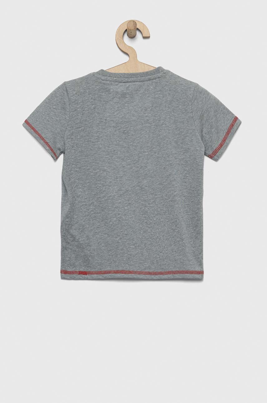 Детская футболка Guess цвет серый меланж