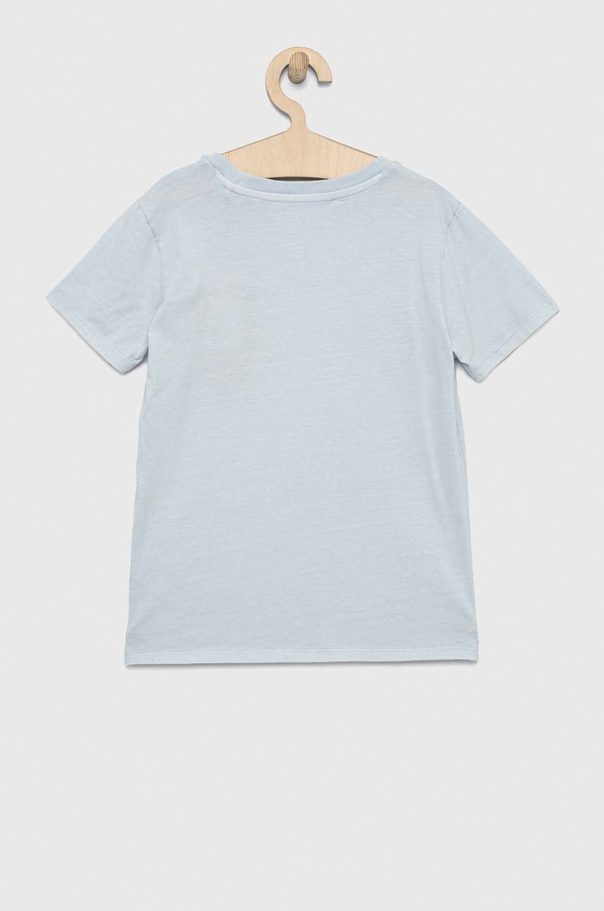 Двостороння бавовняна футболка Guess однотонний