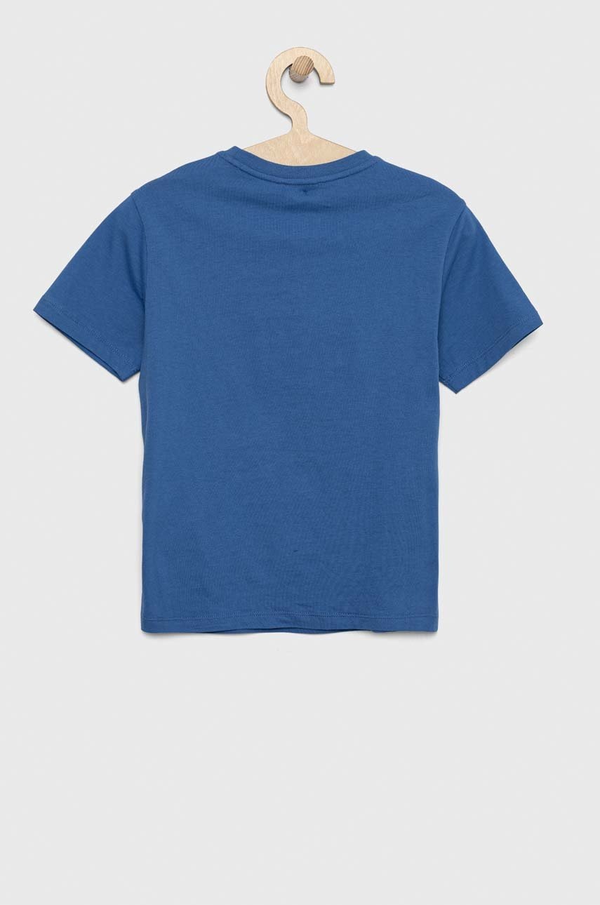 Детская хлопковая футболка EA7 Emporio Armani с принтом в Днепре Детская хлопковая футболка EA7 Emporio Armani с принтом в Днепре