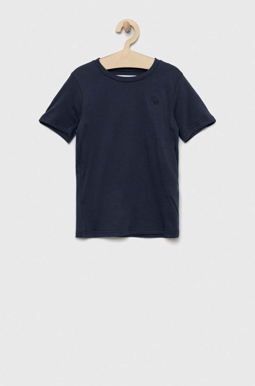 E-shop Dětské tričko Abercrombie & Fitch tmavomodrá barva