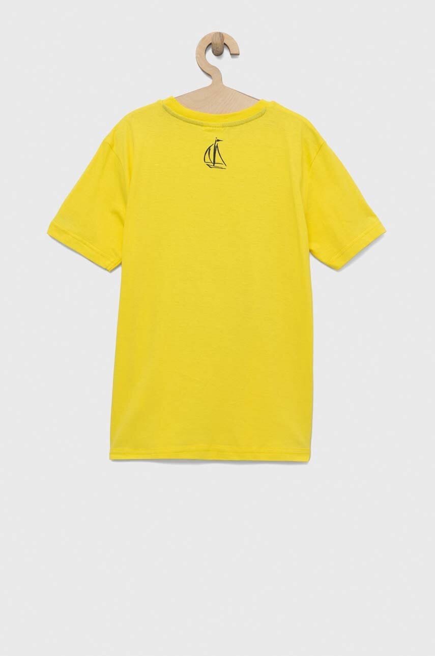 Детская хлопковая футболка Birba&Trybeyond цвет жёлтый с принтом во Львове Детская хлопковая футболка Birba&Trybeyond цвет жёлтый с принтом во Львове