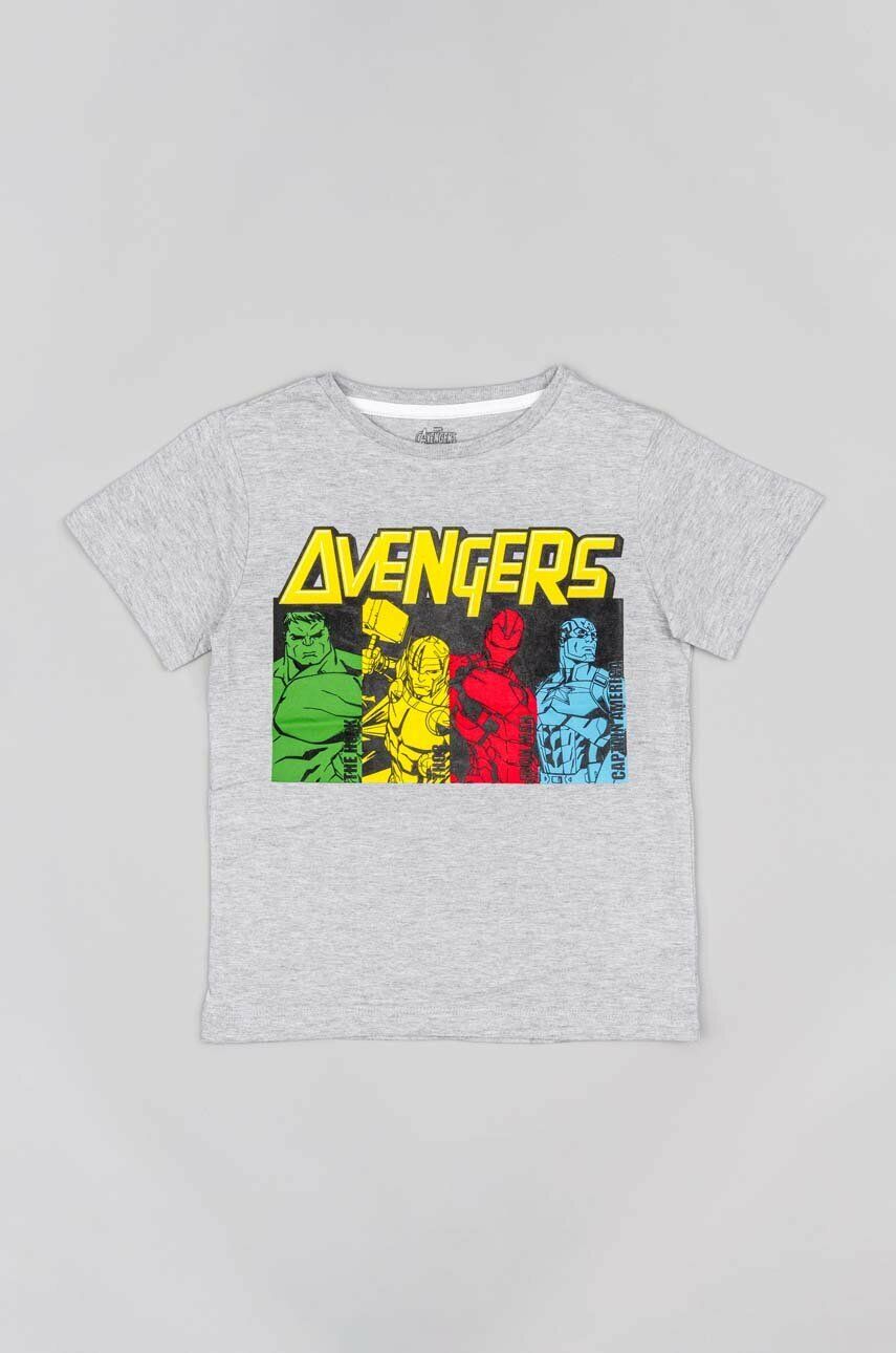 zippy tricou de bumbac pentru copii x Marvel cu imprimeu