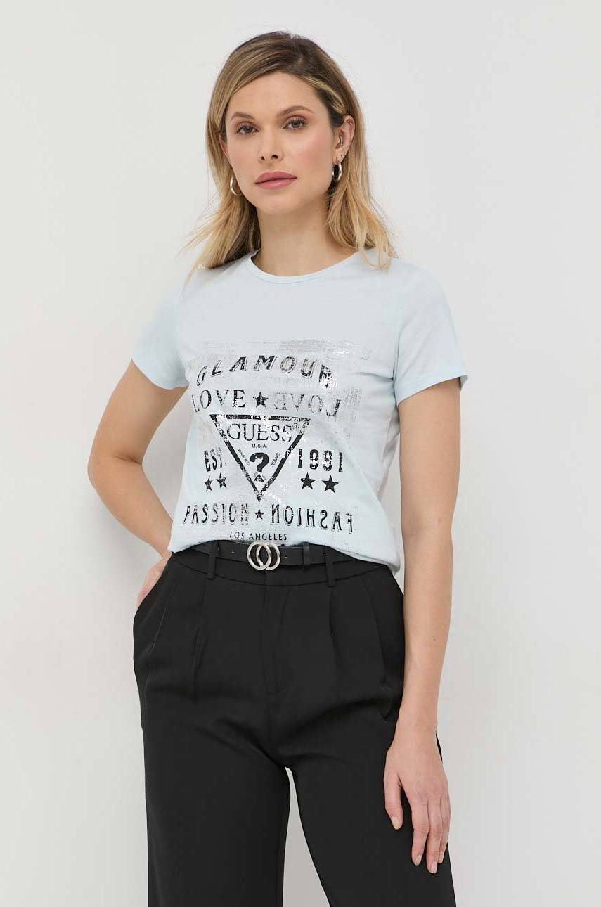 

Хлопковая футболка Guess