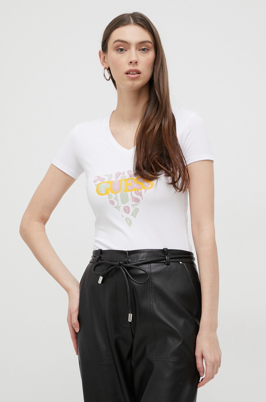 

Футболка Guess женский цвет белый