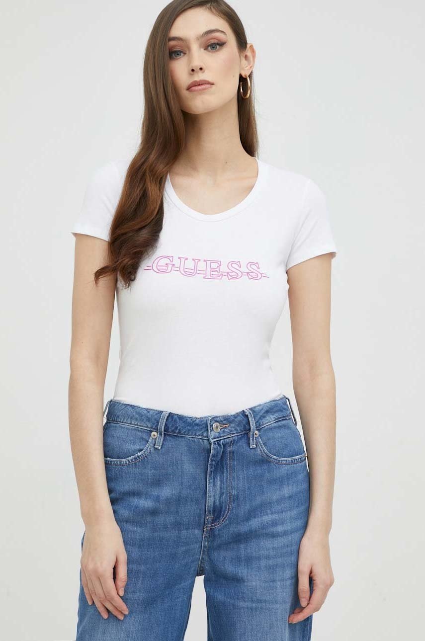 

Футболка Guess женский цвет белый