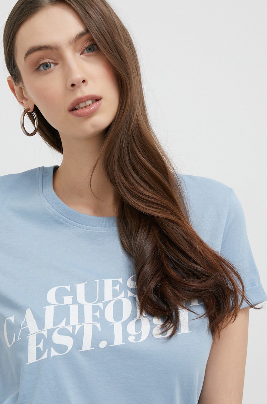 

Хлопковая футболка Guess