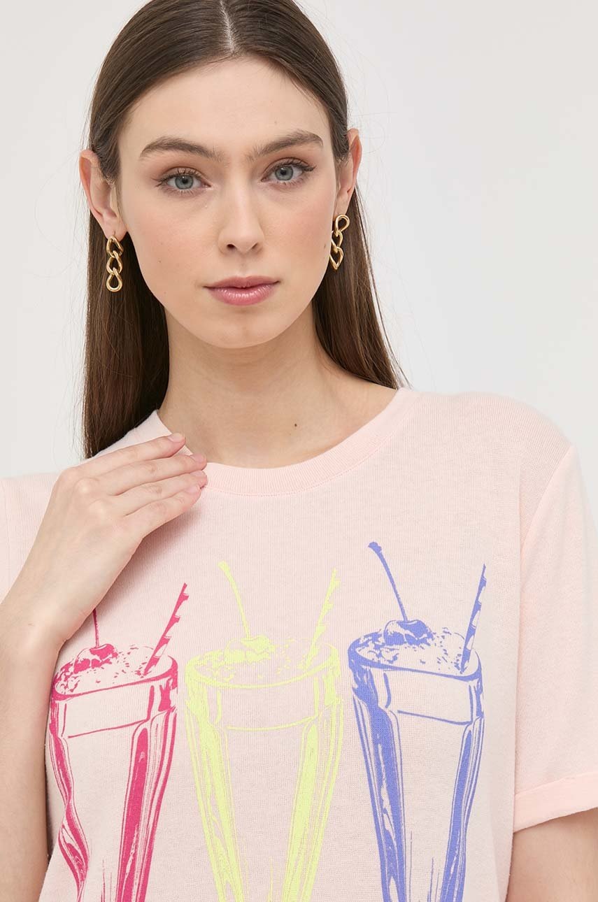 

Футболка Guess женский цвет розовый