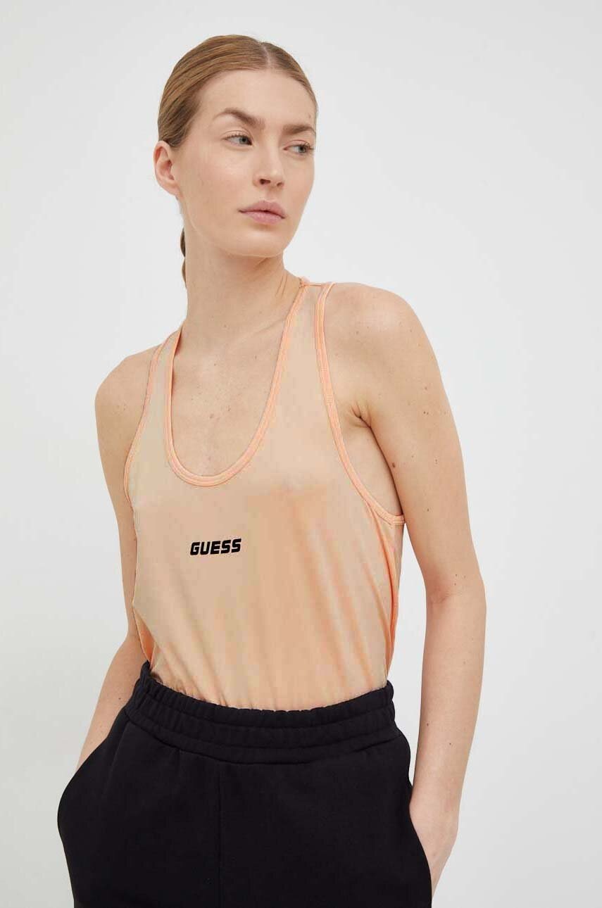 

Топ Guess дамски в оранжево, Оранжев