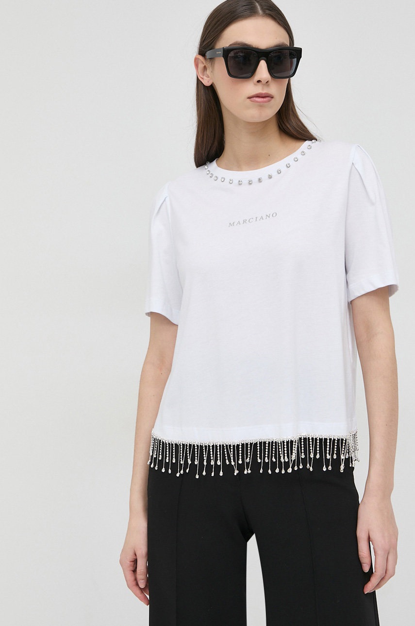 

Футболка Marciano Guess женский цвет белый