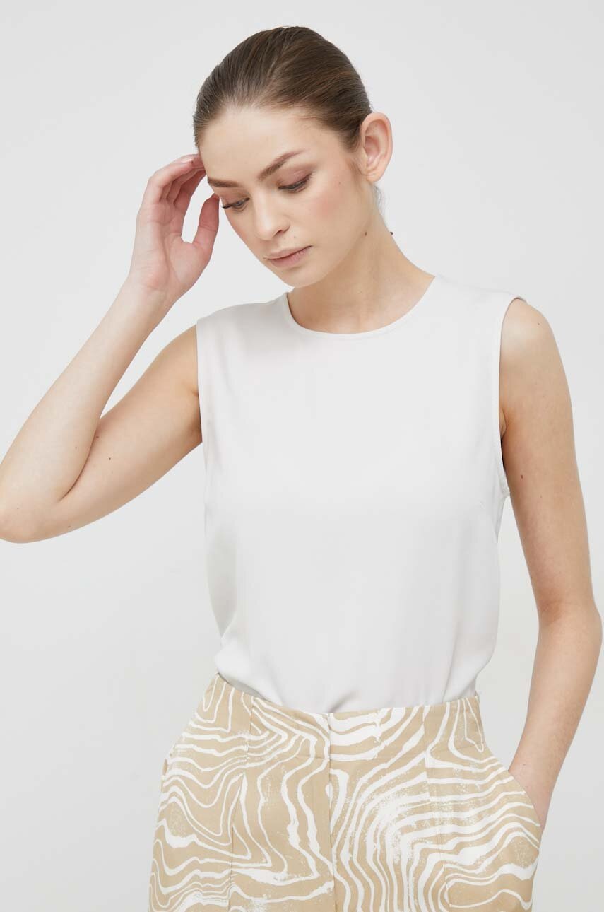 

Блуза Calvin Klein в бежово, Бежов