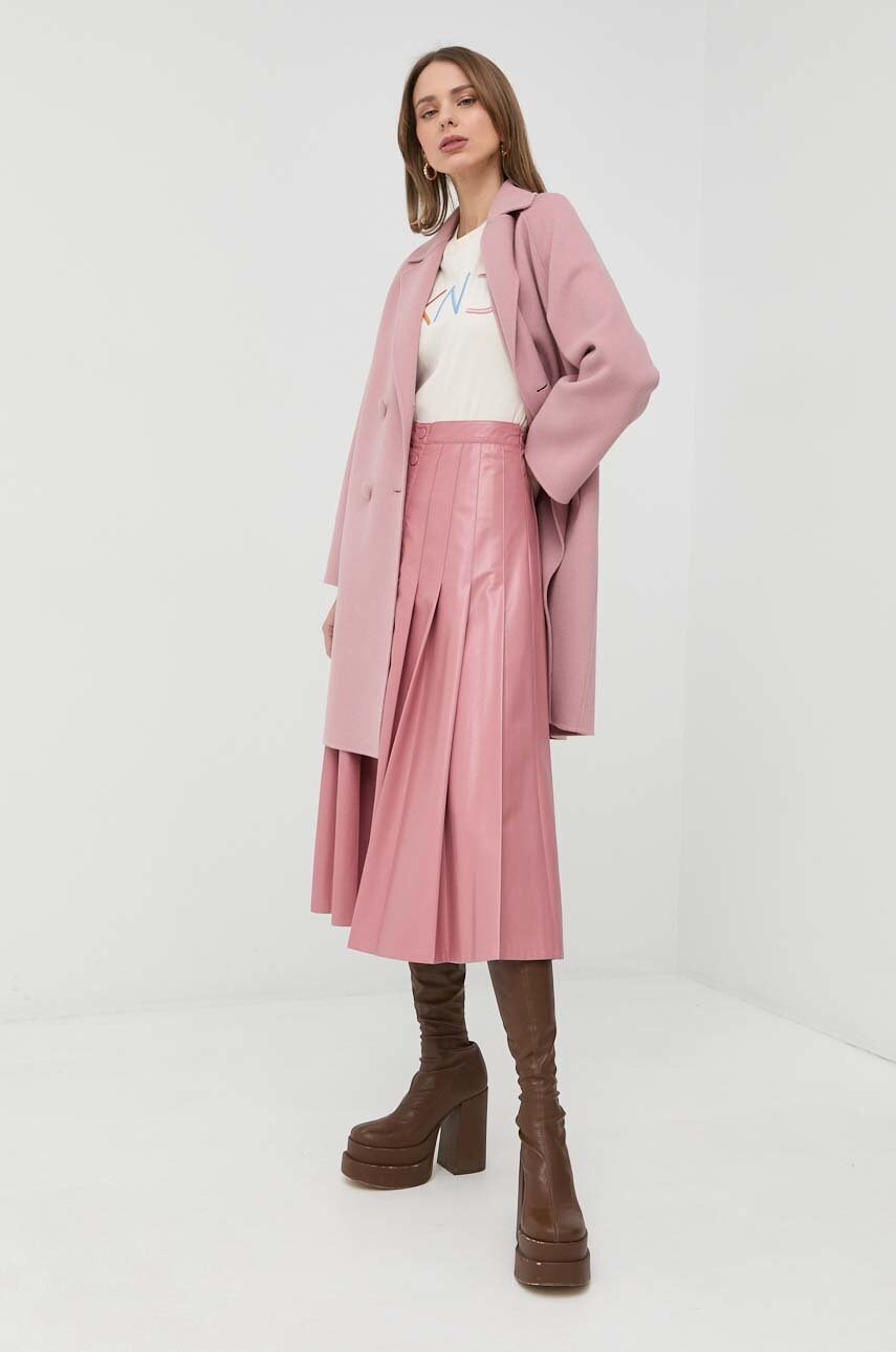 

Хлопковая футболка Weekend Max Mara цвет бежевый