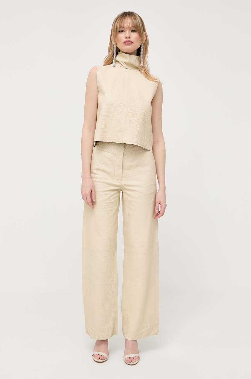 Μπλουζάκι Notes du Nord χρώμα: μπεζ φωτογραφία