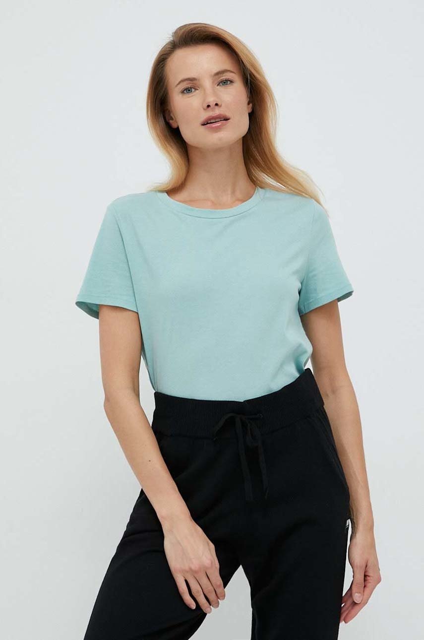 

Памучна тениска GAP в зелено, Зелен