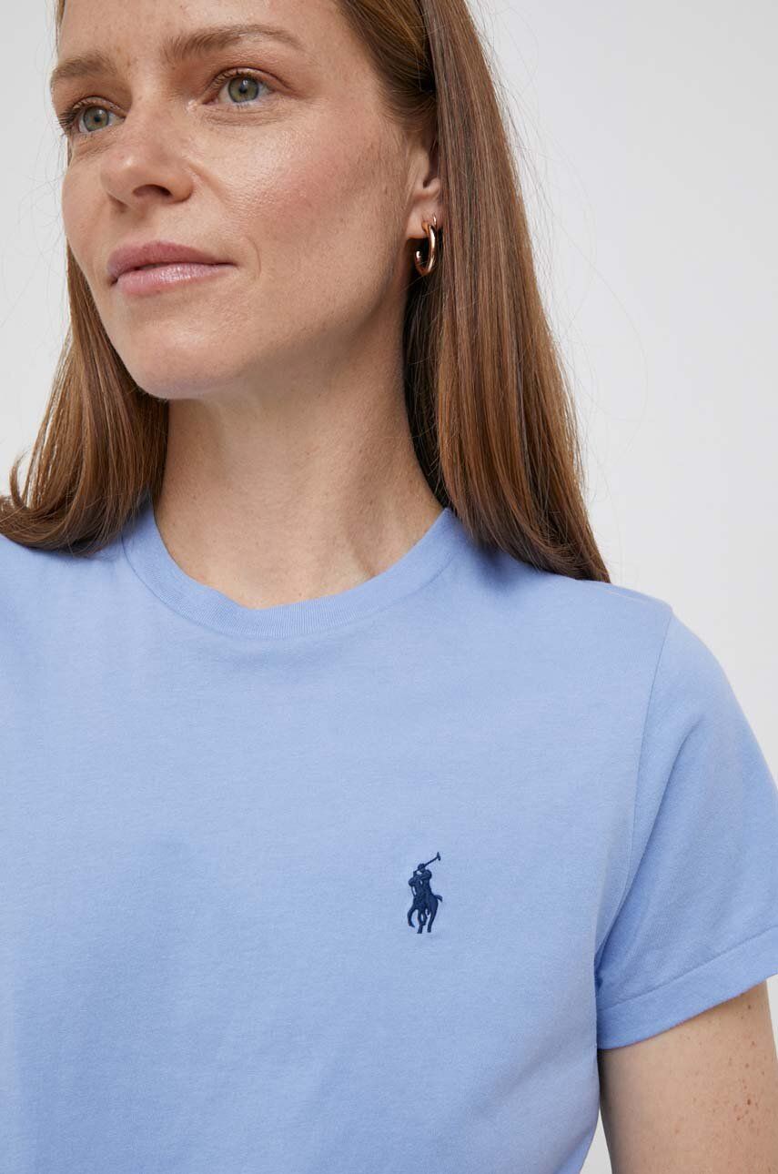 

Хлопковая футболка Polo Ralph Lauren цвет жёлтый