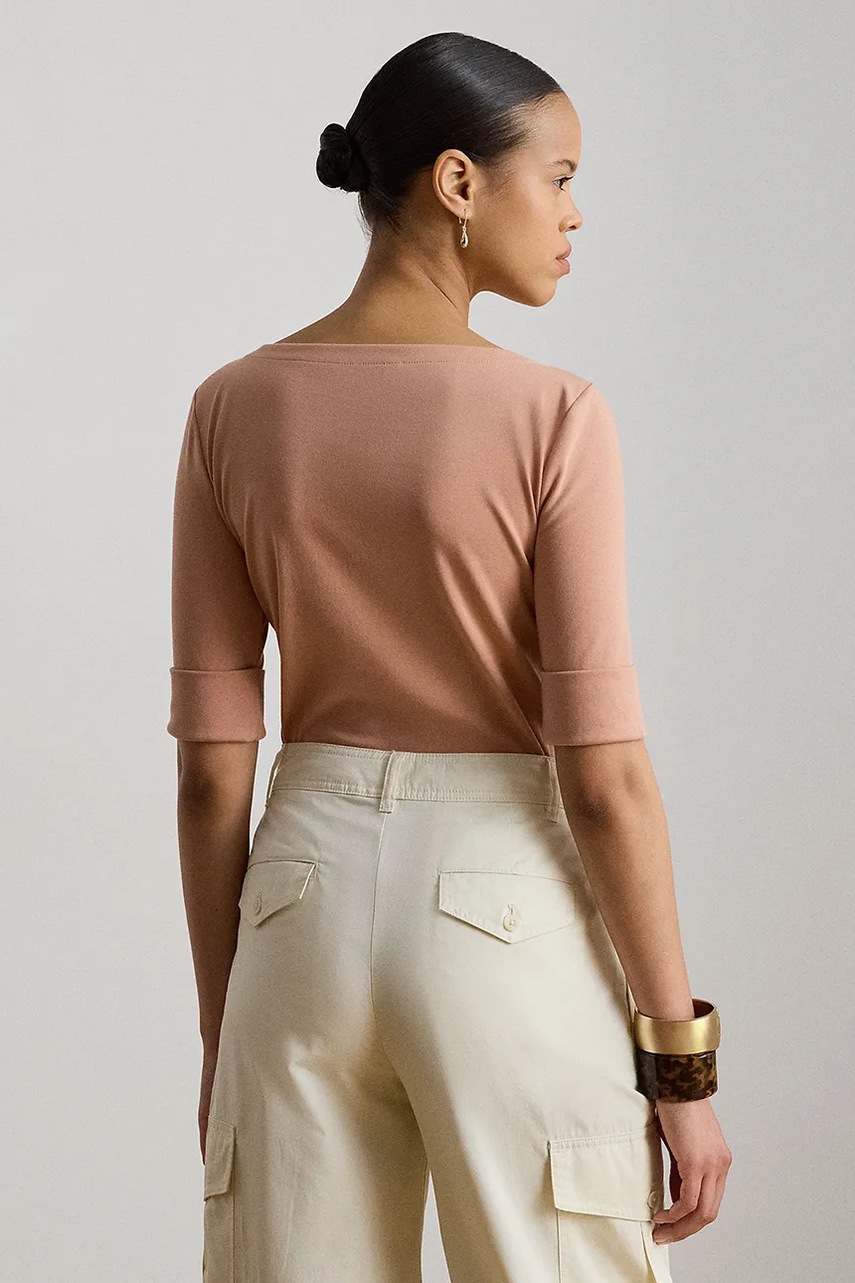 Lauren Ralph Lauren t-shirt γυναικείο με βαμβάκι