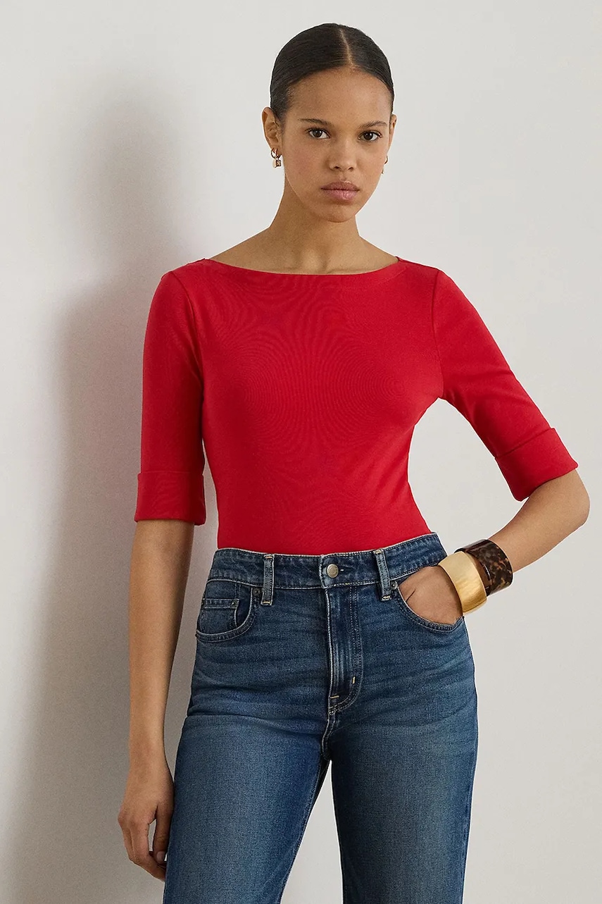 Lauren Ralph Lauren tricou femei cu bumbac